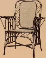 An illustration from Fiber rush, imported malacca and mission furniture. (1904)