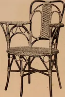 An illustration from Fiber rush, imported malacca and mission furniture. (1904)