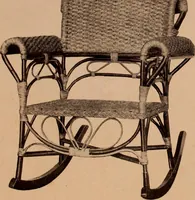 An illustration from Fiber rush, imported malacca and mission furniture. (1904)