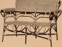 An illustration from Fiber rush, imported malacca and mission furniture. (1904)