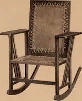 An illustration from Fiber rush, imported malacca and mission furniture. (1904)