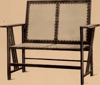 An illustration from Fiber rush, imported malacca and mission furniture. (1904)