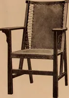 An illustration from Fiber rush, imported malacca and mission furniture. (1904)