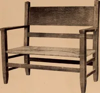 An illustration from Fiber rush, imported malacca and mission furniture. (1904)
