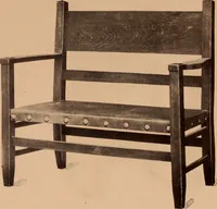 An illustration from Fiber rush, imported malacca and mission furniture. (1904)