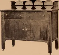 An illustration from Fiber rush, imported malacca and mission furniture. (1904)