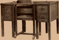 An illustration from Fiber rush, imported malacca and mission furniture. (1904)