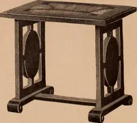 An illustration from Fiber rush, imported malacca and mission furniture. (1904)