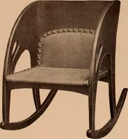 An illustration from Fiber rush, imported malacca and mission furniture. (1904)