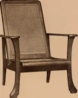 An illustration from Fiber rush, imported malacca and mission furniture. (1904)