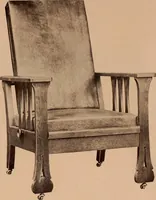 An illustration from Fiber rush, imported malacca and mission furniture. (1904)