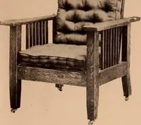 An illustration from Fiber rush, imported malacca and mission furniture. (1904)