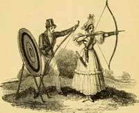 An illustration from The field book : or, Sports and pastimes of the United kingdom ; compiled from the best authorities, ancient and modern (1833)