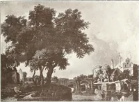 An illustration from Illustrated catalogue of the fifth series of 100 paintings by old masters of the Dutch, Flemish, Italian, French, and English schools : being a portion of the Sedelmeyer Gallery which contains about 1500 original pictures by ancient and modern artists (1899)