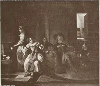 An illustration from Illustrated catalogue of the fifth series of 100 paintings by old masters of the Dutch, Flemish, Italian, French, and English schools : being a portion of the Sedelmeyer Gallery which contains about 1500 original pictures by ancient and modern artists (1899)