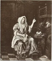 An illustration from Illustrated catalogue of the fifth series of 100 paintings by old masters of the Dutch, Flemish, Italian, French, and English schools : being a portion of the Sedelmeyer Gallery which contains about 1500 original pictures by ancient and modern artists (1899)