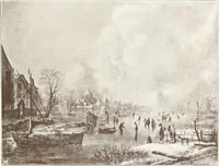 An illustration from Illustrated catalogue of the fifth series of 100 paintings by old masters of the Dutch, Flemish, Italian, French, and English schools : being a portion of the Sedelmeyer Gallery which contains about 1500 original pictures by ancient and modern artists (1899)