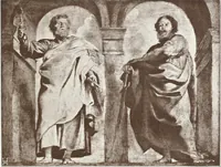An illustration from Illustrated catalogue of the fifth series of 100 paintings by old masters of the Dutch, Flemish, Italian, French, and English schools : being a portion of the Sedelmeyer Gallery which contains about 1500 original pictures by ancient and modern artists (1899)