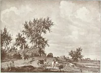 An illustration from Illustrated catalogue of the fifth series of 100 paintings by old masters of the Dutch, Flemish, Italian, French, and English schools : being a portion of the Sedelmeyer Gallery which contains about 1500 original pictures by ancient and modern artists (1899)