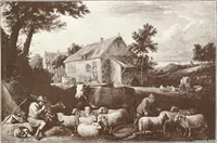 An illustration from Illustrated catalogue of the fifth series of 100 paintings by old masters of the Dutch, Flemish, Italian, French, and English schools : being a portion of the Sedelmeyer Gallery which contains about 1500 original pictures by ancient and modern artists (1899)