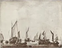 An illustration from Illustrated catalogue of the fifth series of 100 paintings by old masters of the Dutch, Flemish, Italian, French, and English schools : being a portion of the Sedelmeyer Gallery which contains about 1500 original pictures by ancient and modern artists (1899)