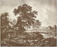 An illustration from Illustrated catalogue of the fifth series of 100 paintings by old masters of the Dutch, Flemish, Italian, French, and English schools : being a portion of the Sedelmeyer Gallery which contains about 1500 original pictures by ancient and modern artists (1899)