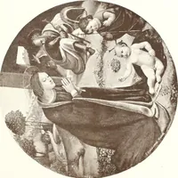 An illustration from Illustrated catalogue of the fifth series of 100 paintings by old masters of the Dutch, Flemish, Italian, French, and English schools : being a portion of the Sedelmeyer Gallery which contains about 1500 original pictures by ancient and modern artists (1899)