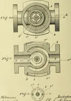 An illustration from Fifteen mechanical problems : reasons for their existence and their solution (1915)