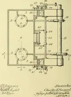 An illustration from Fifteen mechanical problems : reasons for their existence and their solution (1915)