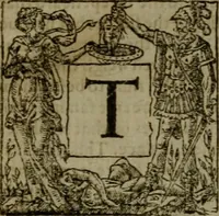 An illustration from Fiftie godlie and learned sermons, divided into five decades : containing the chiefe and principall points of Christian religion, written in three seuerall tomes or sections, (1587)