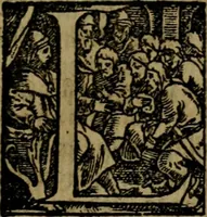 An illustration from Fiftie godlie and learned sermons, divided into five decades : containing the chiefe and principall points of Christian religion, written in three seuerall tomes or sections, (1587)