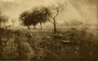 An illustration from Fifty paintings by George Inness (1913)