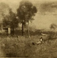 An illustration from Fifty paintings by George Inness (1913)