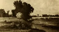 An illustration from Fifty paintings by George Inness (1913)