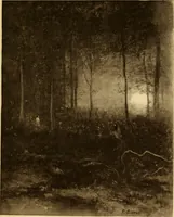 An illustration from Fifty paintings by George Inness (1913)