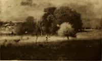 An illustration from Fifty paintings by George Inness (1913)