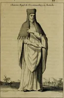 Picture 26 of 35 from Figures des differents habits des chanoines reguliers en ce siecle : auec vn discours sur les habits anciens et modernes de chanoines tant seculiers, que reguliers (1666), leaf 112