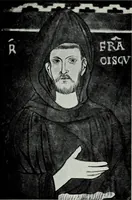 An illustration from Figurines Franciscaines. Vingt et une planches hors texte, couverture de Maurice Denis (1921)