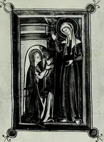 An illustration from Figurines Franciscaines. Vingt et une planches hors texte, couverture de Maurice Denis (1921)