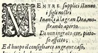 An illustration from Filarmindo : favola pastorale (1605)