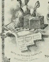 An illustration from Financial advertising, for commercial and savings banks, trust, title insurance, and safe deposit companies, investment houses (1908)