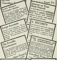 An illustration from Financial advertising, for commercial and savings banks, trust, title insurance, and safe deposit companies, investment houses (1908)