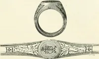 An illustration from Franks bequest. Catalogue of the finger rings, early Christian, Byzantine, Teutonic, mediaeval and later (1912)