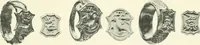 An illustration from Franks bequest. Catalogue of the finger rings, early Christian, Byzantine, Teutonic, mediaeval and later (1912)