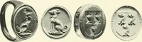An illustration from Franks bequest. Catalogue of the finger rings, early Christian, Byzantine, Teutonic, mediaeval and later (1912)