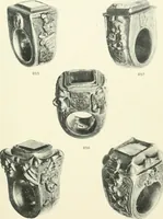 An illustration from Franks bequest. Catalogue of the finger rings, early Christian, Byzantine, Teutonic, mediaeval and later (1912)