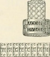 An illustration from Franks bequest. Catalogue of the finger rings, early Christian, Byzantine, Teutonic, mediaeval and later (1912)