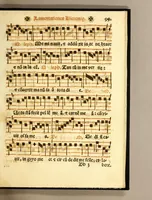 An illustration from F. Ioannis Nauarro Gaditani, Ordinis Minorum Regularis obseruanti[a]e : Prouinci[a]e Apostolorum Petri, & Pauli Michhuacanensis. Liber in quo quatuor passiones Christi Domini continentur [integr[a]e litera, & Cantu iuxta ritum Sanct[a]e Roman[a]e Ecclesi[a]e] Octo Lamentationes : Oratioq[ue] Hieremi[a]e Prophet[a]e (1604)
