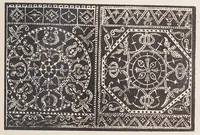 An illustration from Fiori di ricami : nuovamente posti in luce : ne i quali sono varii et diversi disegni di lavori come merli, bavari, manichetti & altre sorte di opere che al presente sono in usu, utilissimo ad ogni stato di donne. (1921)