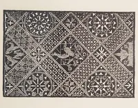 An illustration from Fiori di ricami : nuovamente posti in luce : ne i quali sono varii et diversi disegni di lavori come merli, bavari, manichetti & altre sorte di opere che al presente sono in usu, utilissimo ad ogni stato di donne. (1921)